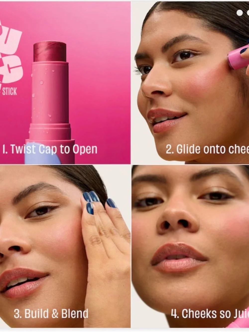 New no box Benefit  Multipurpose Lip & Cheek Stick. Figgie color
